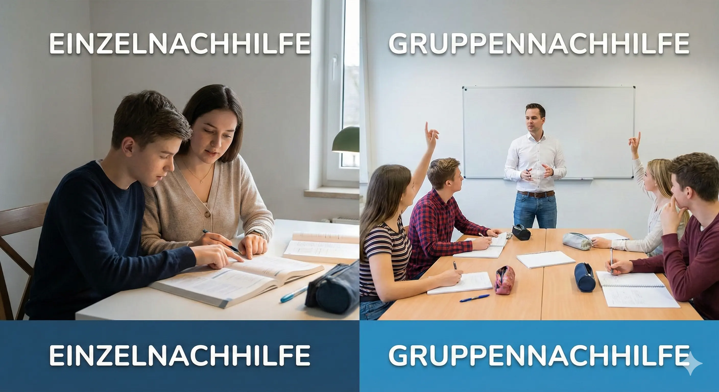 Einzelnachhilfe oder Nachhilfe in Gruppen: Welche Förderung ist die Richtige?