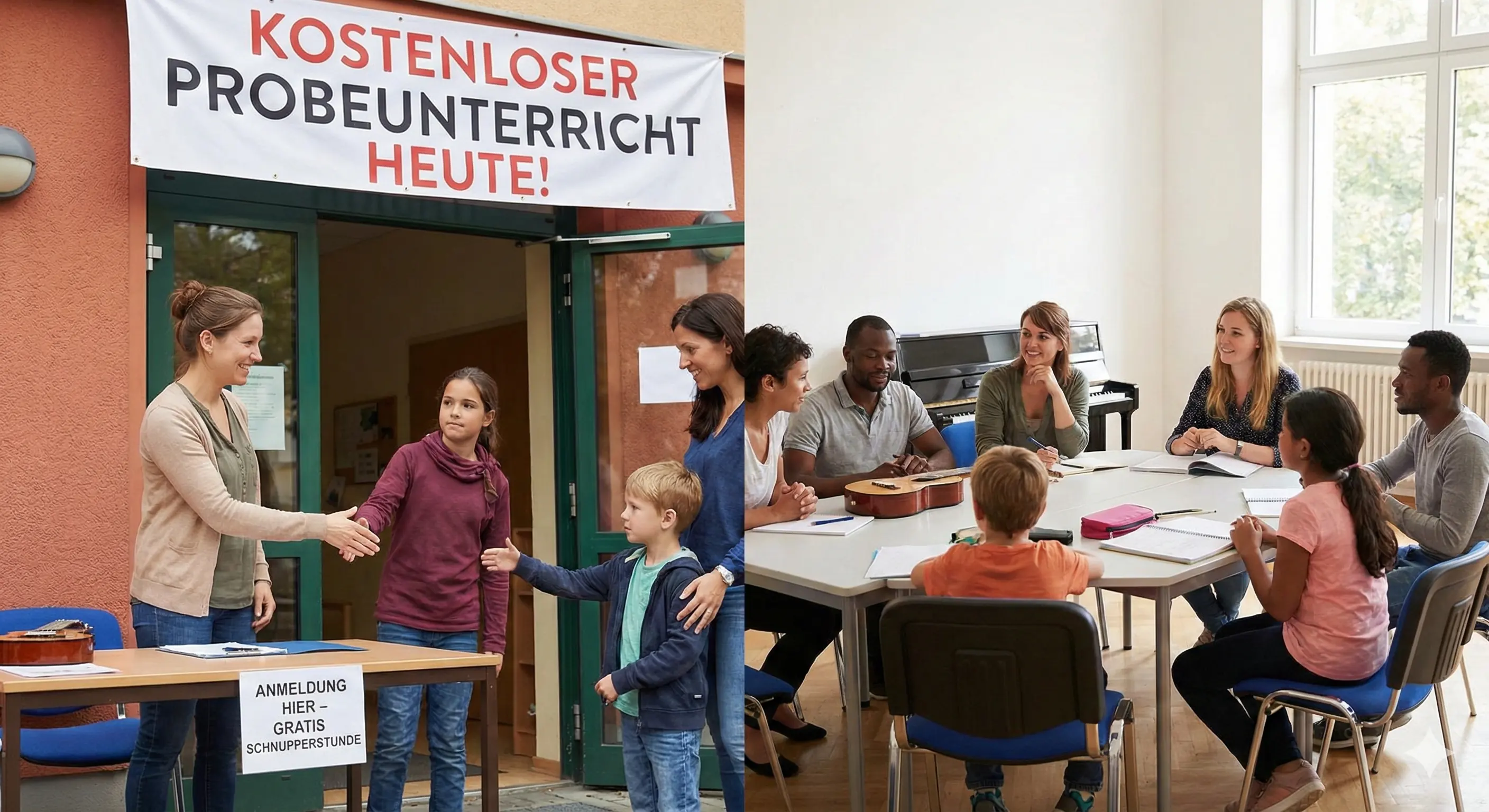 Kostenloser Probeunterricht