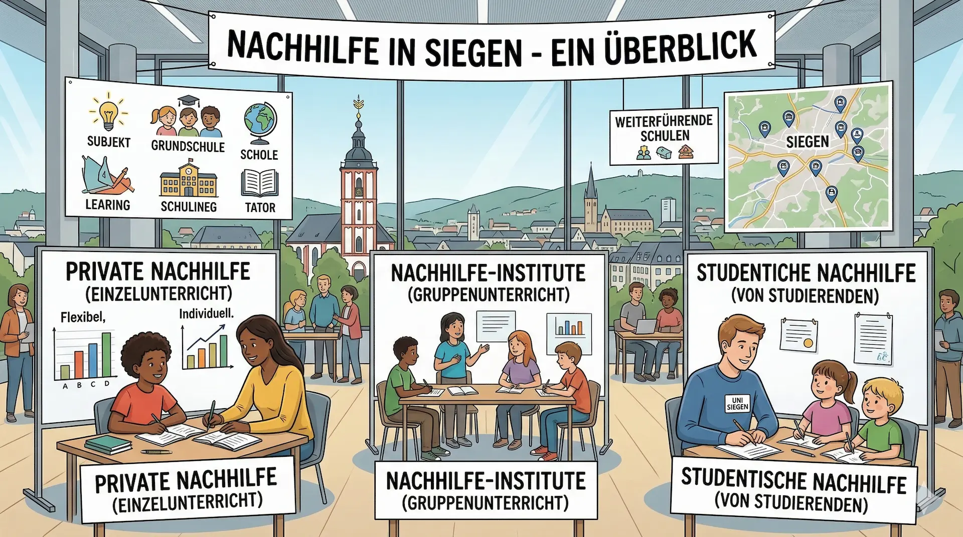 Nachhilfe in Siegen - ein Überblick